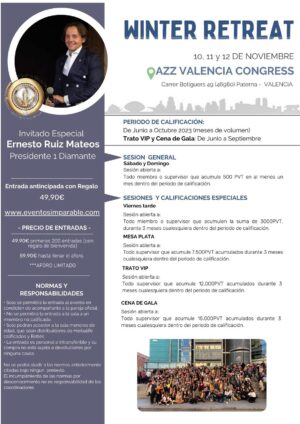 Próximo evento día 10, 11 y 12 de Noviembre 2023